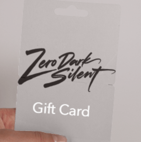 Zero Dark Silent Gift Card