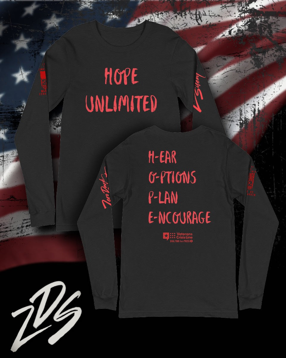 VIP Long Sleeve T Shirt "Hope"