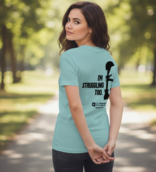 Women's Relaxed T-Shirt "Struggle"