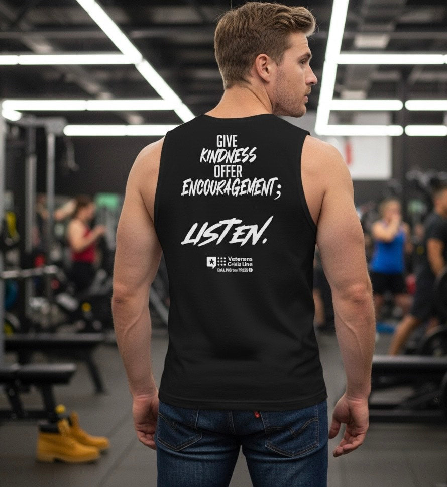 Men's Muscle Shirt "Listen"