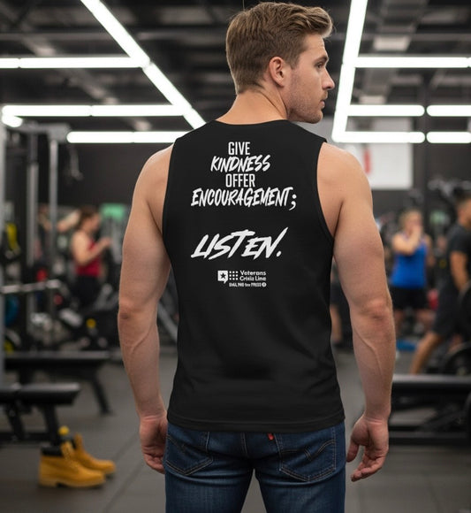Men's Muscle Shirt "Listen"