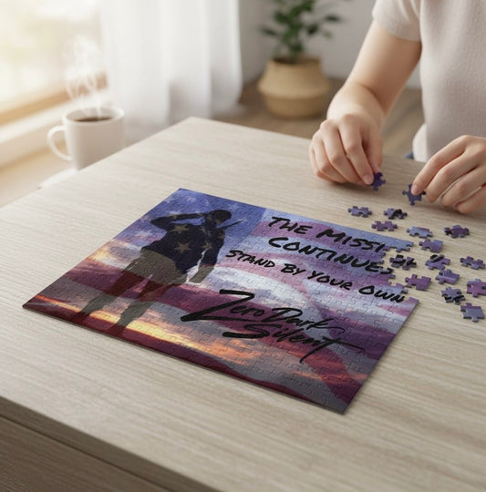 Jigsaw Puzzle with Tin