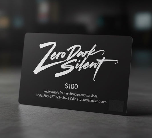 Zero Dark Silent Gift Card